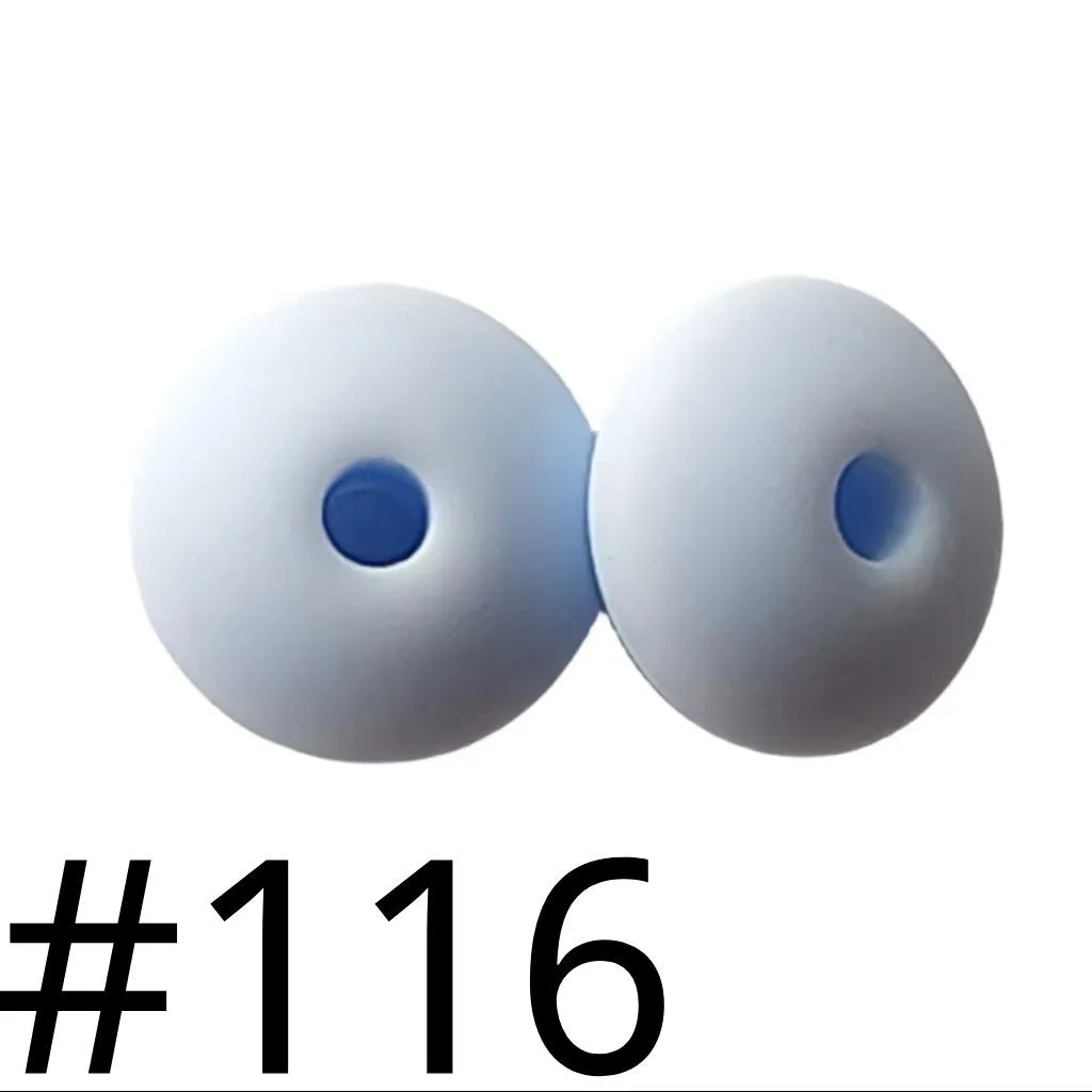 Silicone Lentil Beads Spacers Saucers 12mm - Image 12