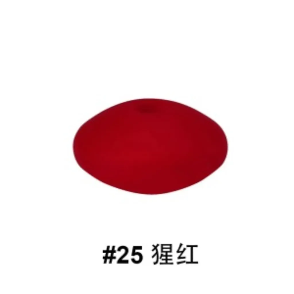 Silicone Lentil Beads Spacers Saucers 12mm - Image 120