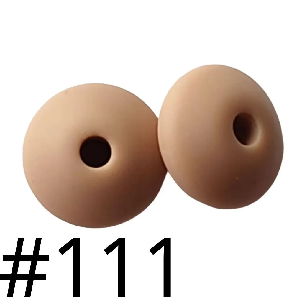 Silicone Lentil Beads Spacers Saucers 12mm - Image 29