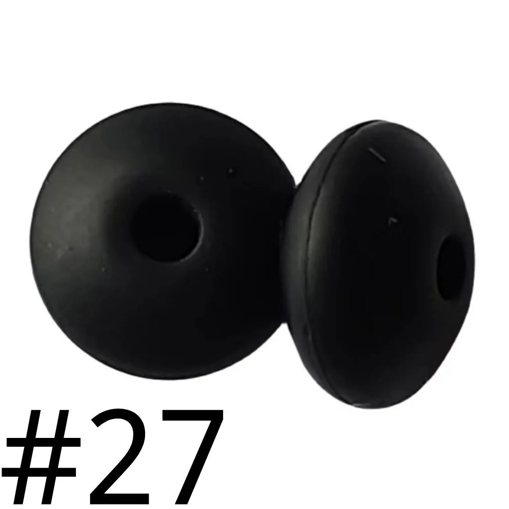 Silicone Lentil Beads Spacers Saucers 12mm - Image 4