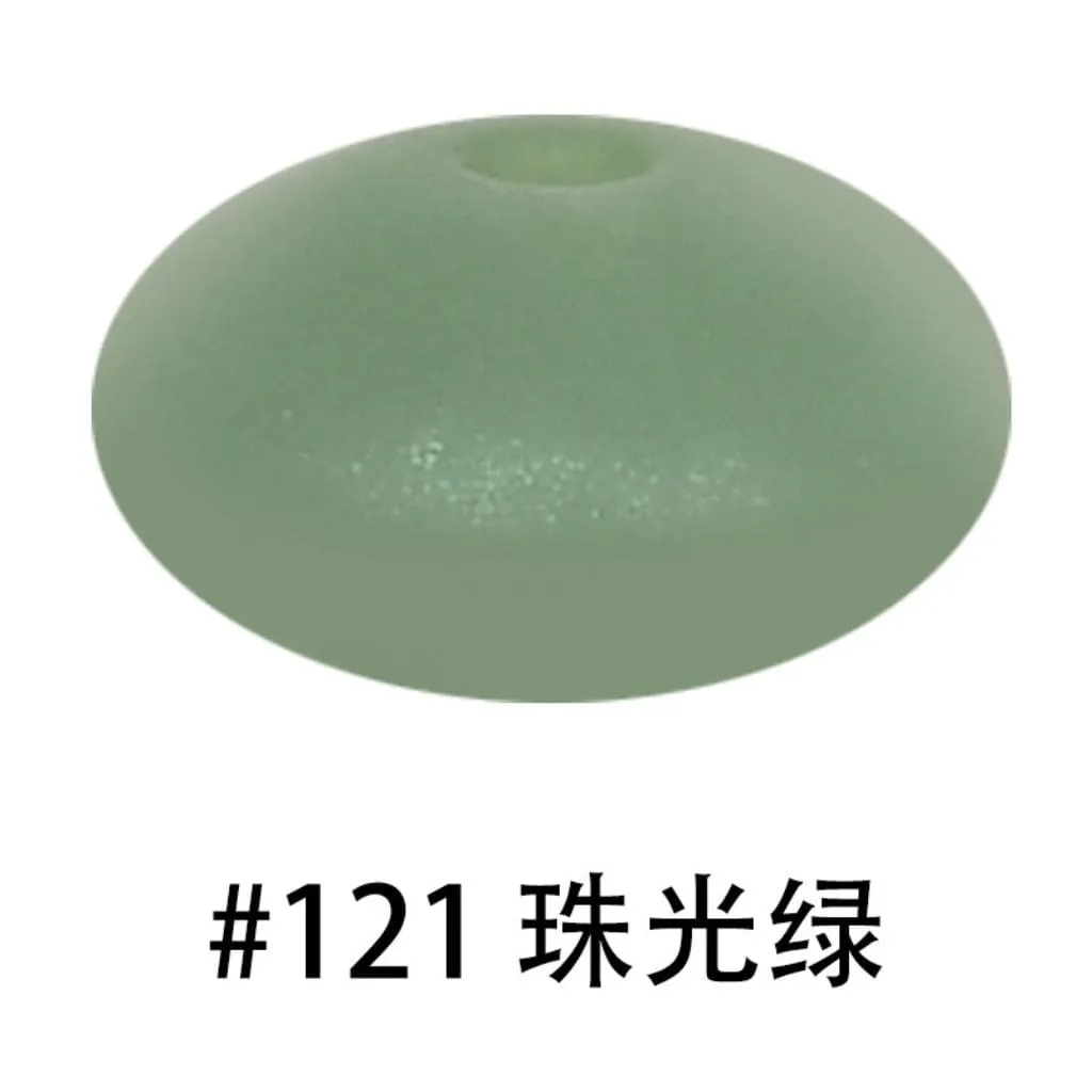 Silicone Lentil Beads Spacers Saucers 12mm - Image 77