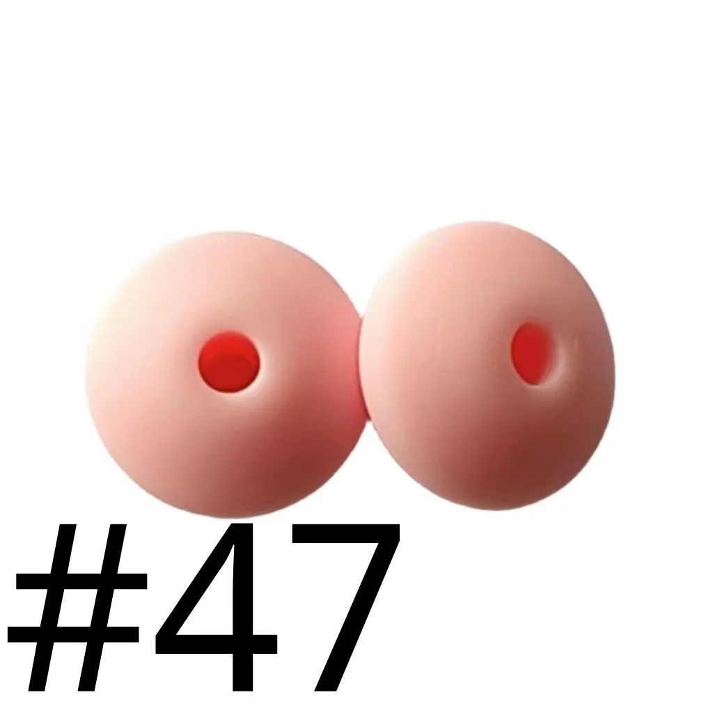 Silicone Lentil Beads Spacers Saucers 12mm - Image 80