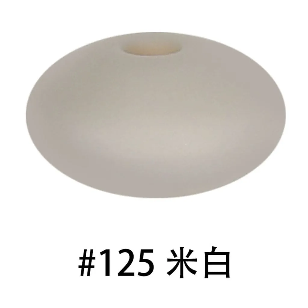 Silicone Lentil Beads Spacers Saucers 12mm - Image 89