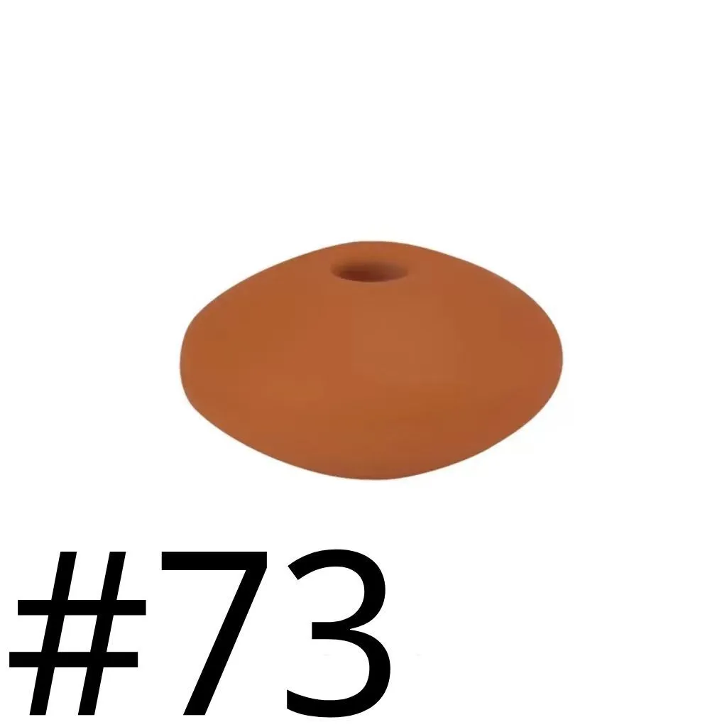 Silicone Lentil Beads Spacers Saucers 12mm - Image 91