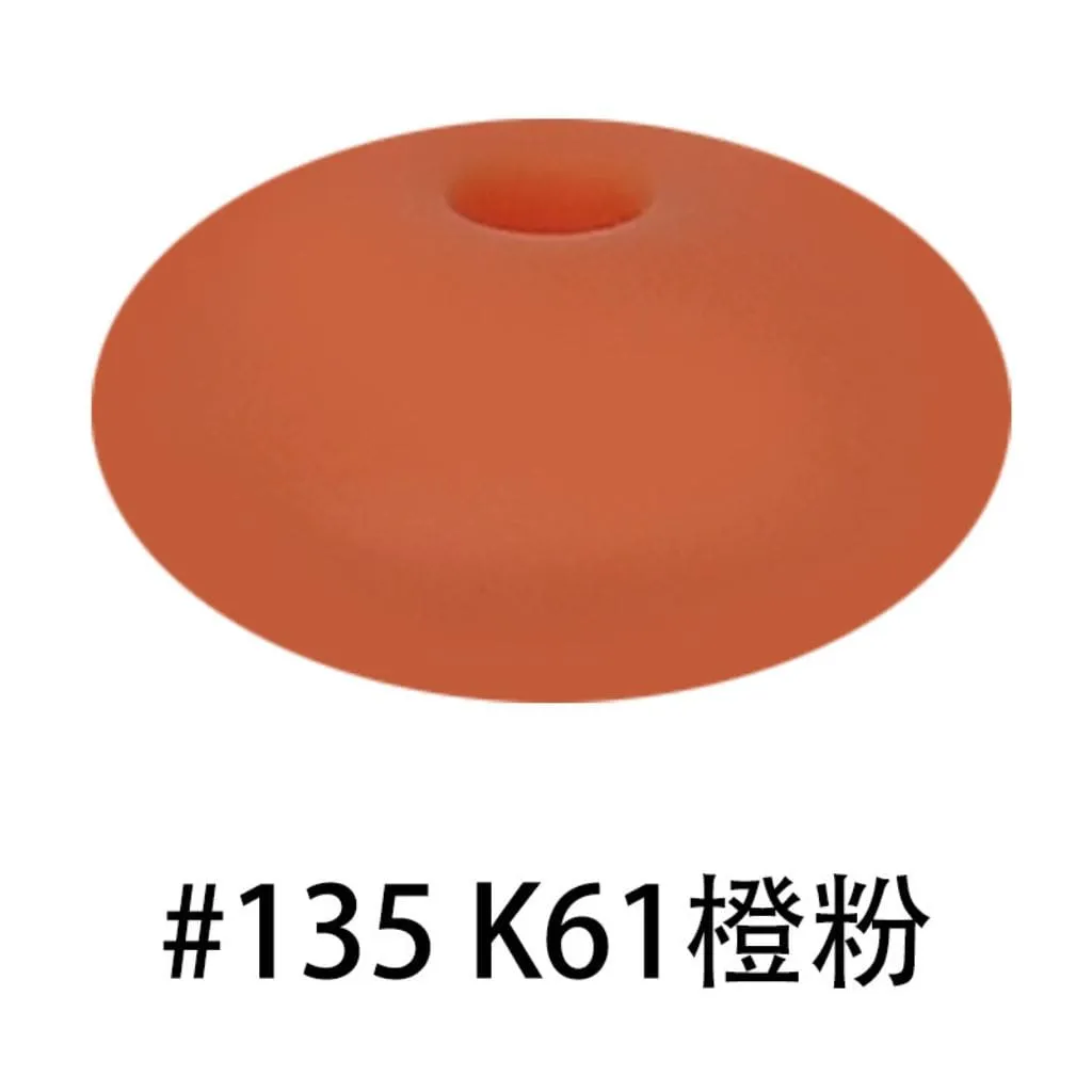 Silicone Lentil Beads Spacers Saucers 12mm - Image 94