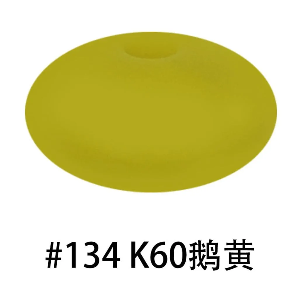 Silicone Lentil Beads Spacers Saucers 12mm - Image 99