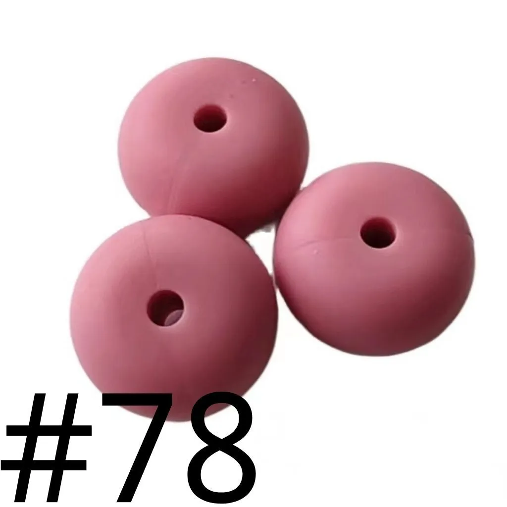 Silicone Wheel Beads Abacus Beads, 14mm - Image 111