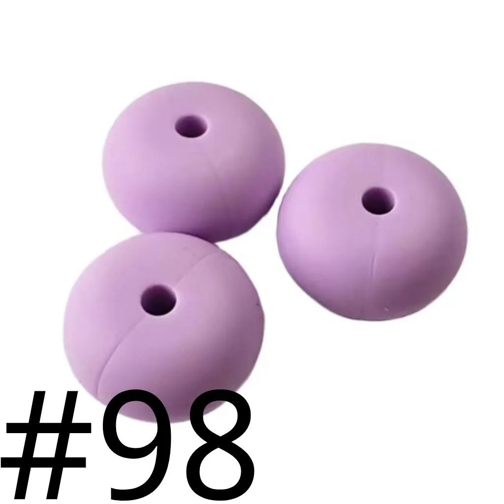 Silicone Wheel Beads Abacus Beads, 14mm - Image 118