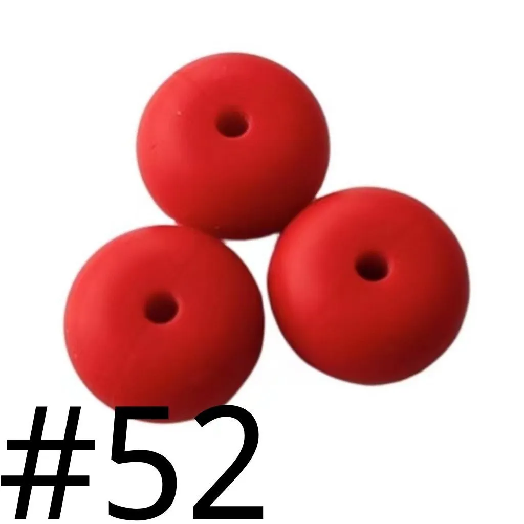 Silicone Wheel Beads Abacus Beads, 14mm - Image 15