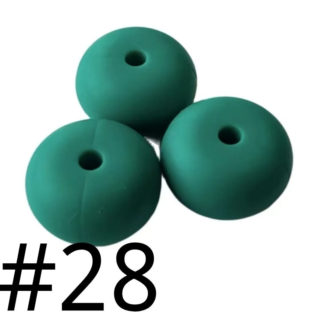 Silicone Wheel Beads Abacus Beads, 14mm - Image 18