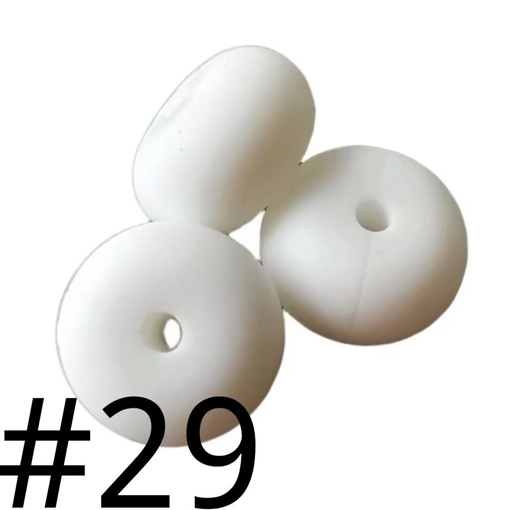 Silicone Wheel Beads Abacus Beads, 14mm - Image 20