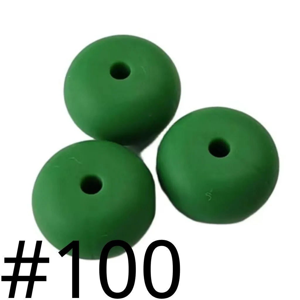 Silicone Wheel Beads Abacus Beads, 14mm - Image 21