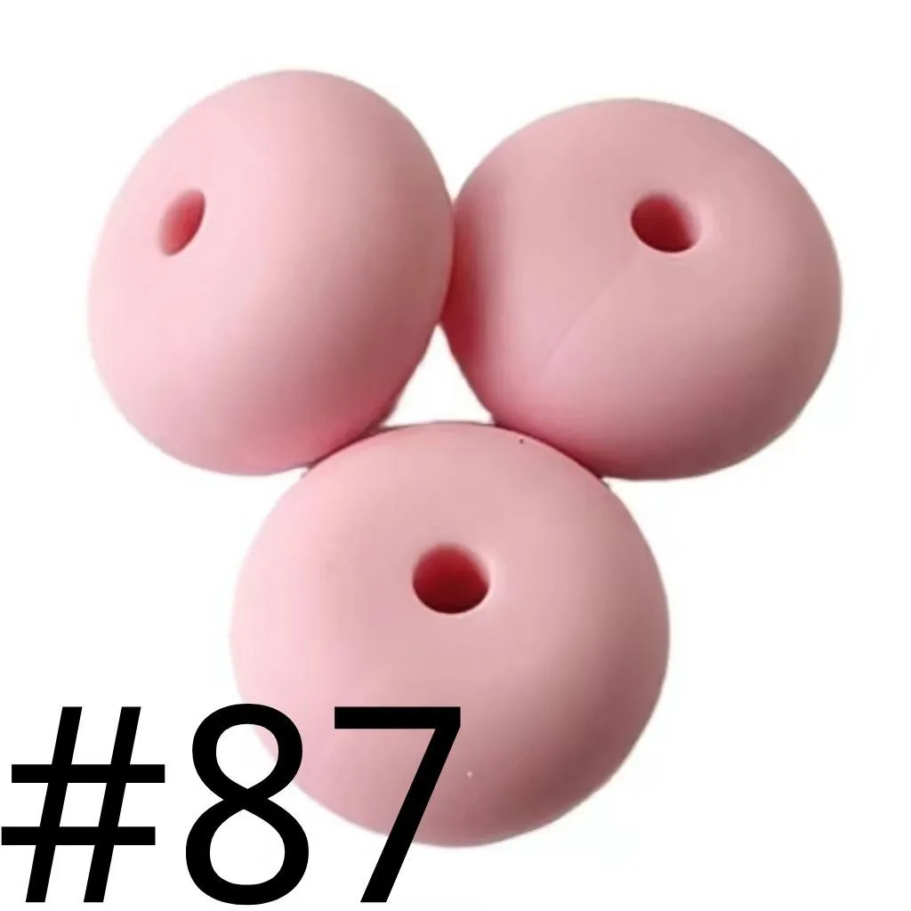 Silicone Wheel Beads Abacus Beads, 14mm - Image 27