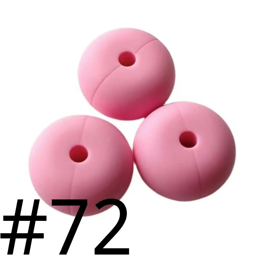 Silicone Wheel Beads Abacus Beads, 14mm - Image 28