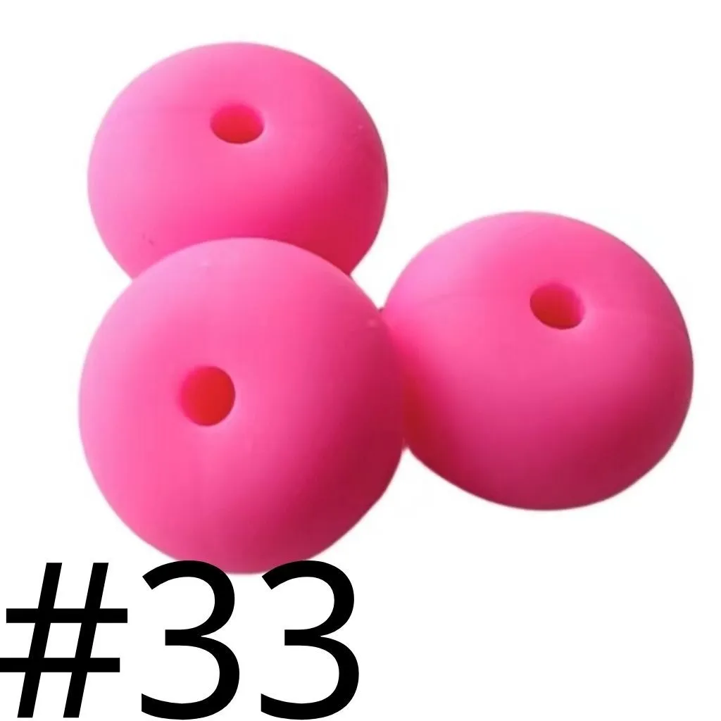 Silicone Wheel Beads Abacus Beads, 14mm - Image 30