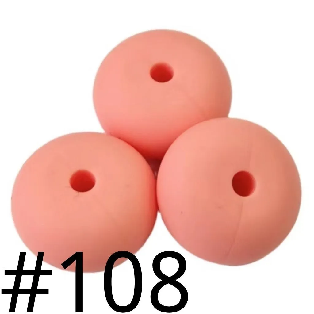Silicone Wheel Beads Abacus Beads, 14mm - Image 35