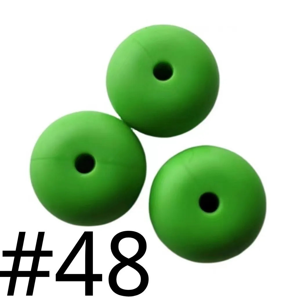 Silicone Wheel Beads Abacus Beads, 14mm - Image 49