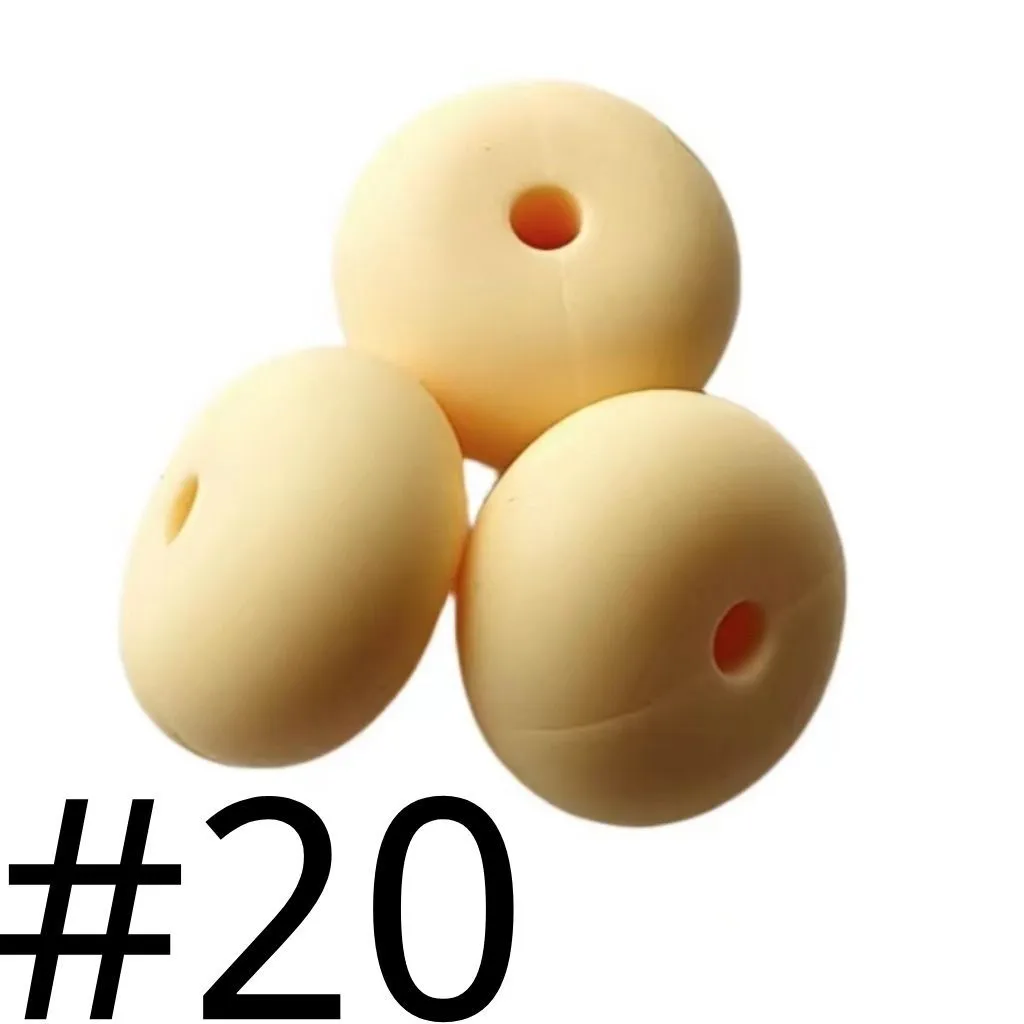 Silicone Wheel Beads Abacus Beads, 14mm - Image 57