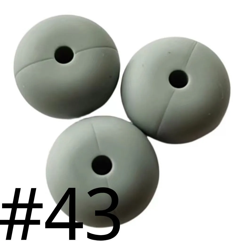 Silicone Wheel Beads Abacus Beads, 14mm - Image 62