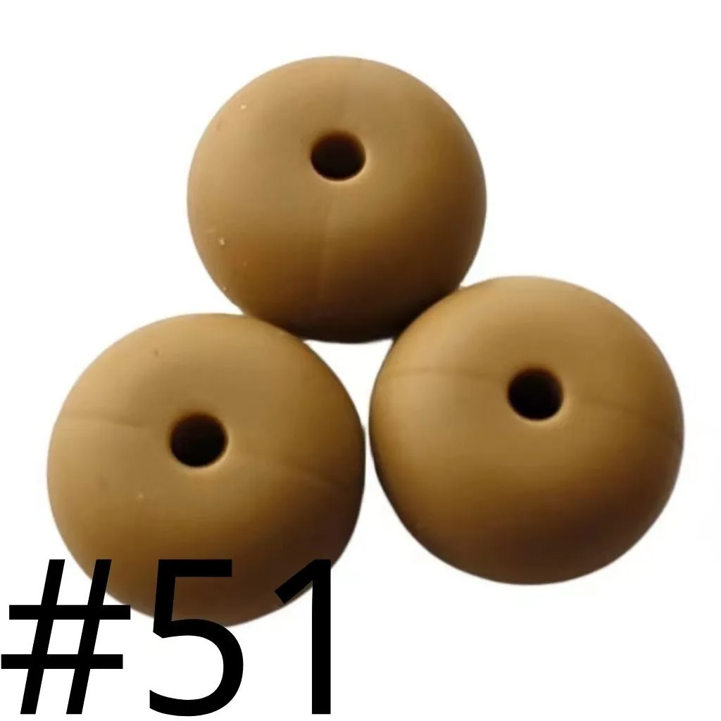 Silicone Wheel Beads Abacus Beads, 14mm - Image 64