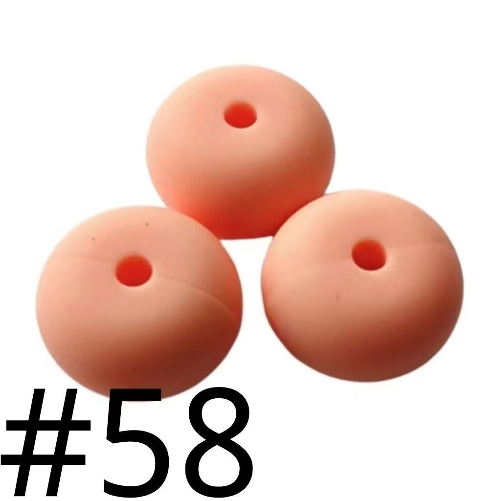 Silicone Wheel Beads Abacus Beads, 14mm - Image 66