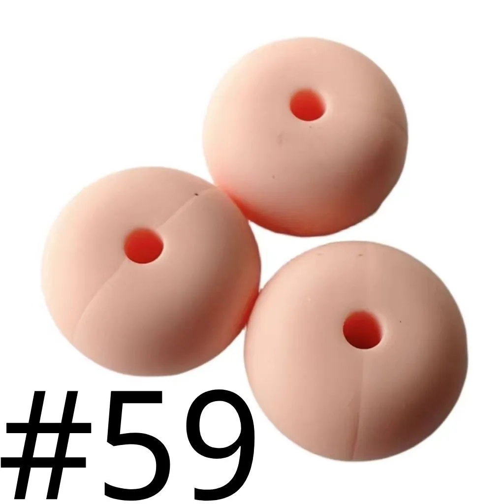 Silicone Wheel Beads Abacus Beads, 14mm - Image 67