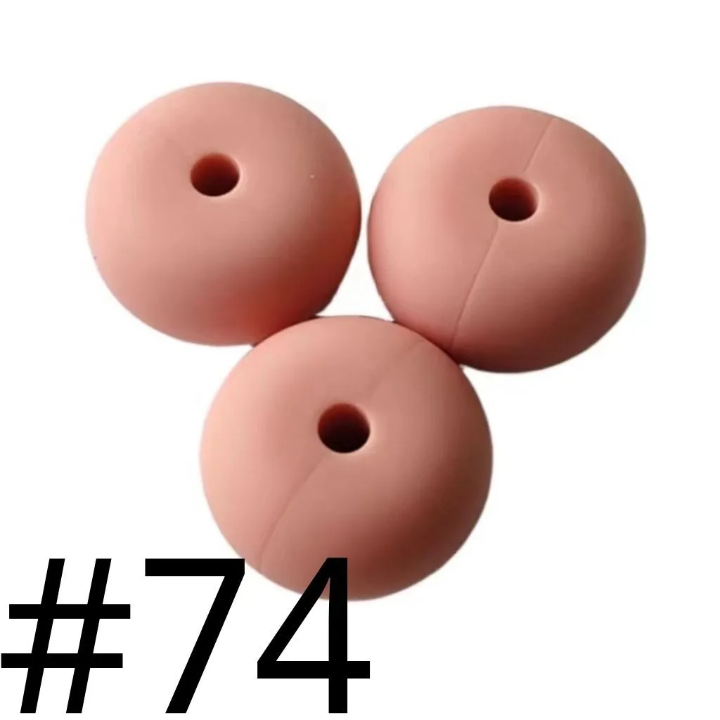 Silicone Wheel Beads Abacus Beads, 14mm - Image 69