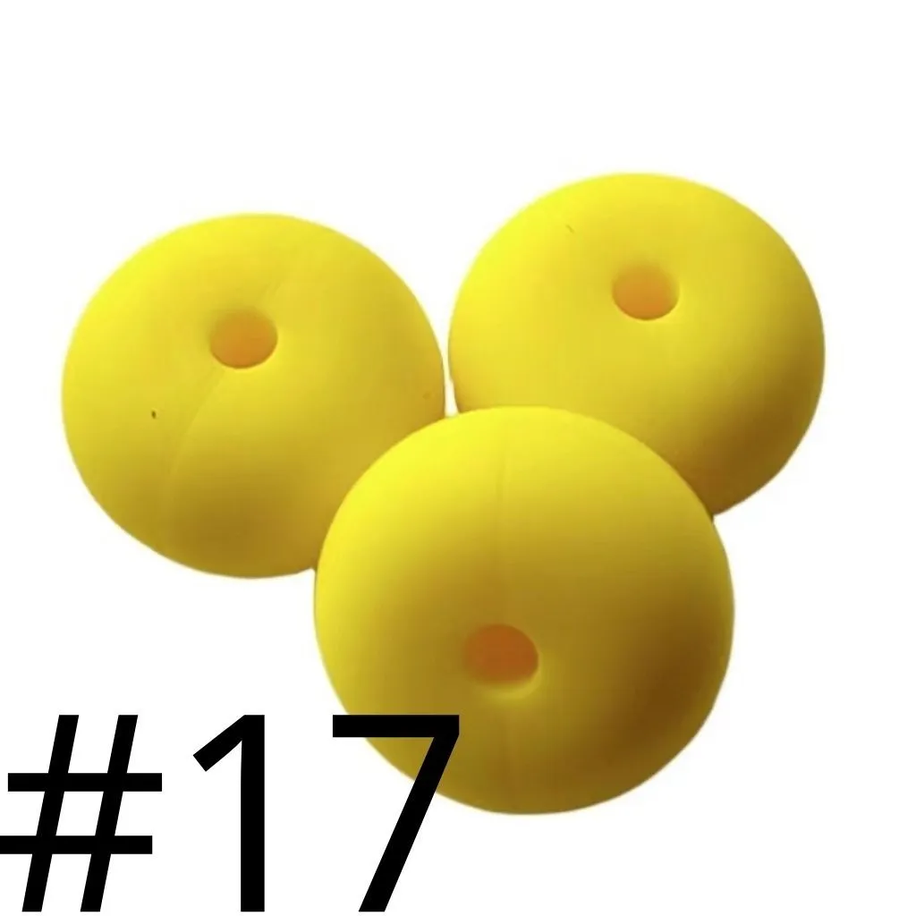 Silicone Wheel Beads Abacus Beads, 14mm - Image 7