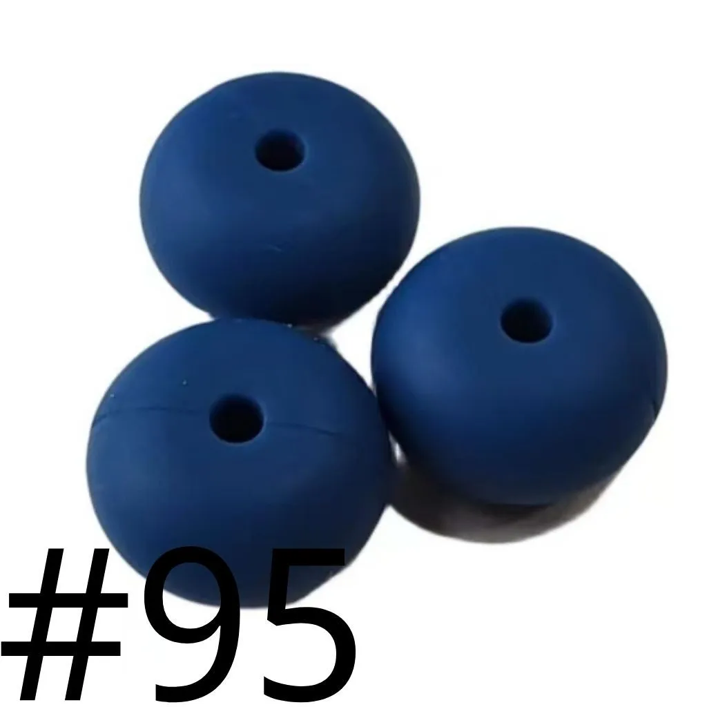 Silicone Wheel Beads Abacus Beads, 14mm - Image 80