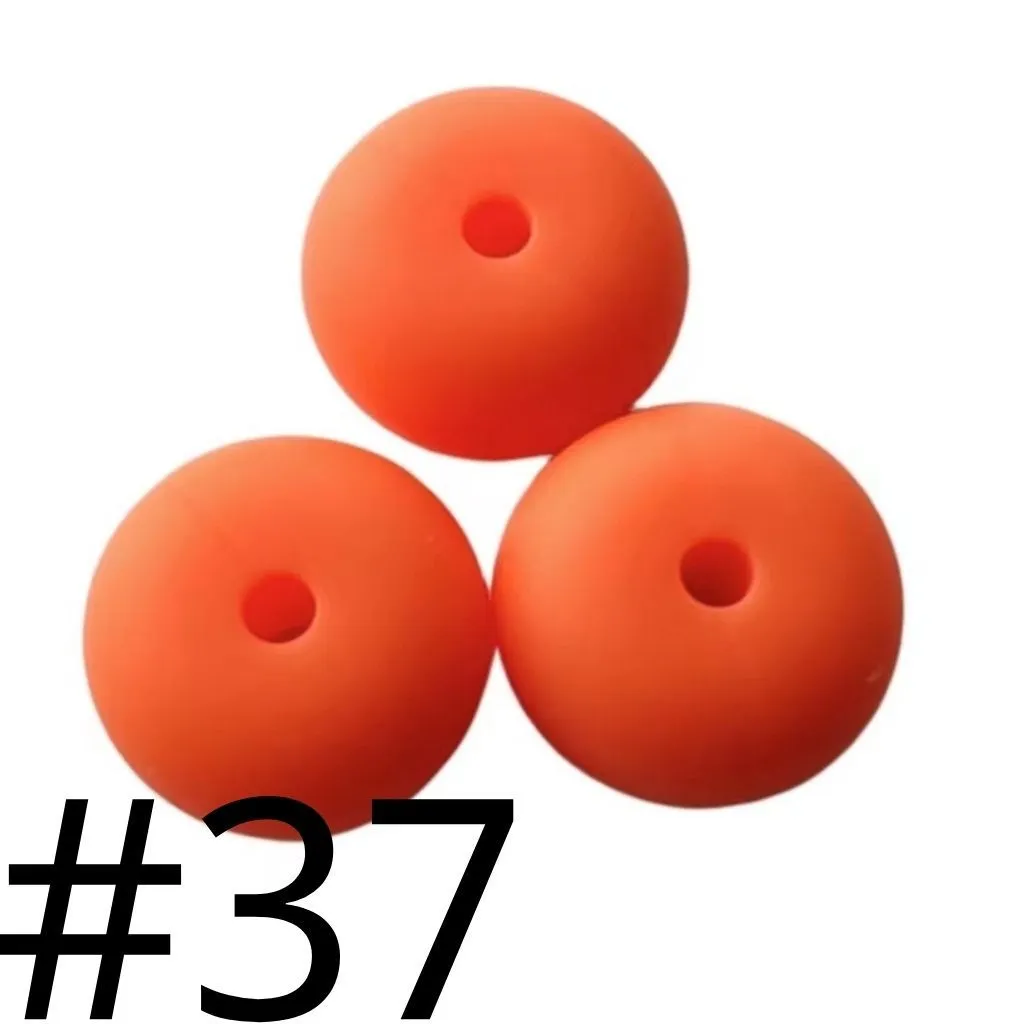 Silicone Wheel Beads Abacus Beads, 14mm - Image 82