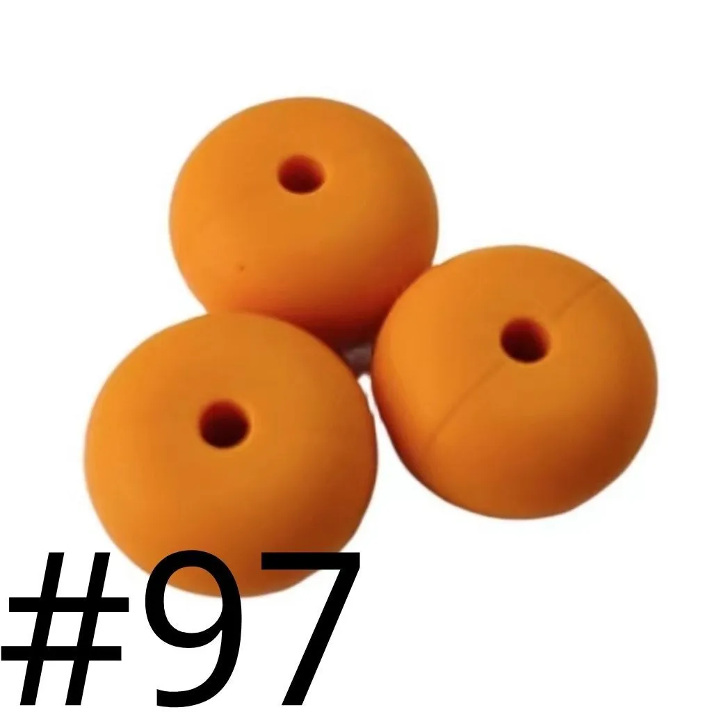 Silicone Wheel Beads Abacus Beads, 14mm - Image 84