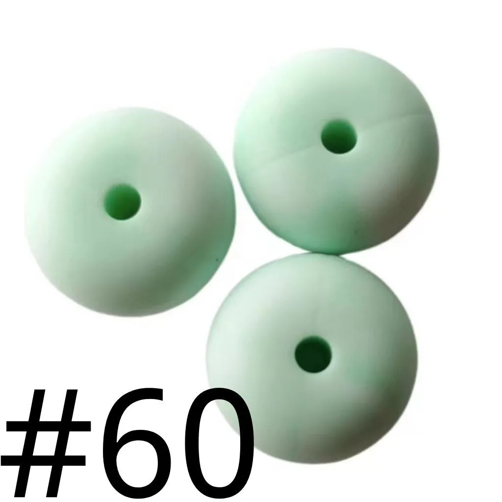 Silicone Wheel Beads Abacus Beads, 14mm - Image 89