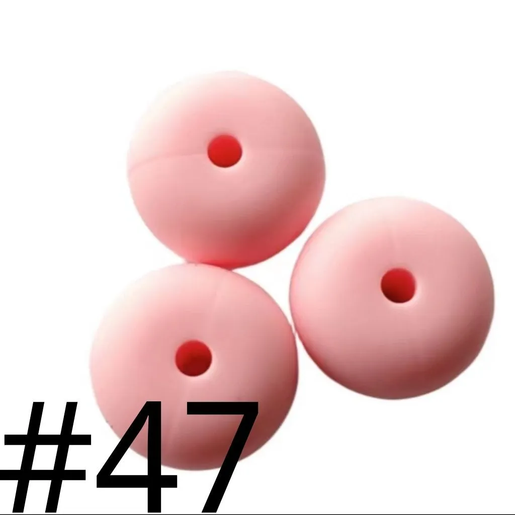 Silicone Wheel Beads Abacus Beads, 14mm - Image 99