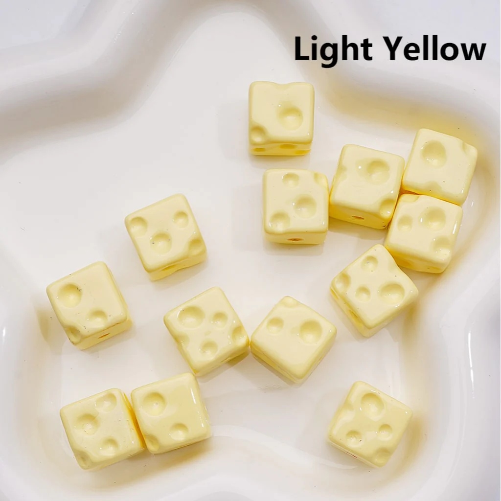 Solid Color Cheese Cube Square Acrylic Beads, 14MM, (Single Color is available for 200pcs(Whole bag)) - Image 11