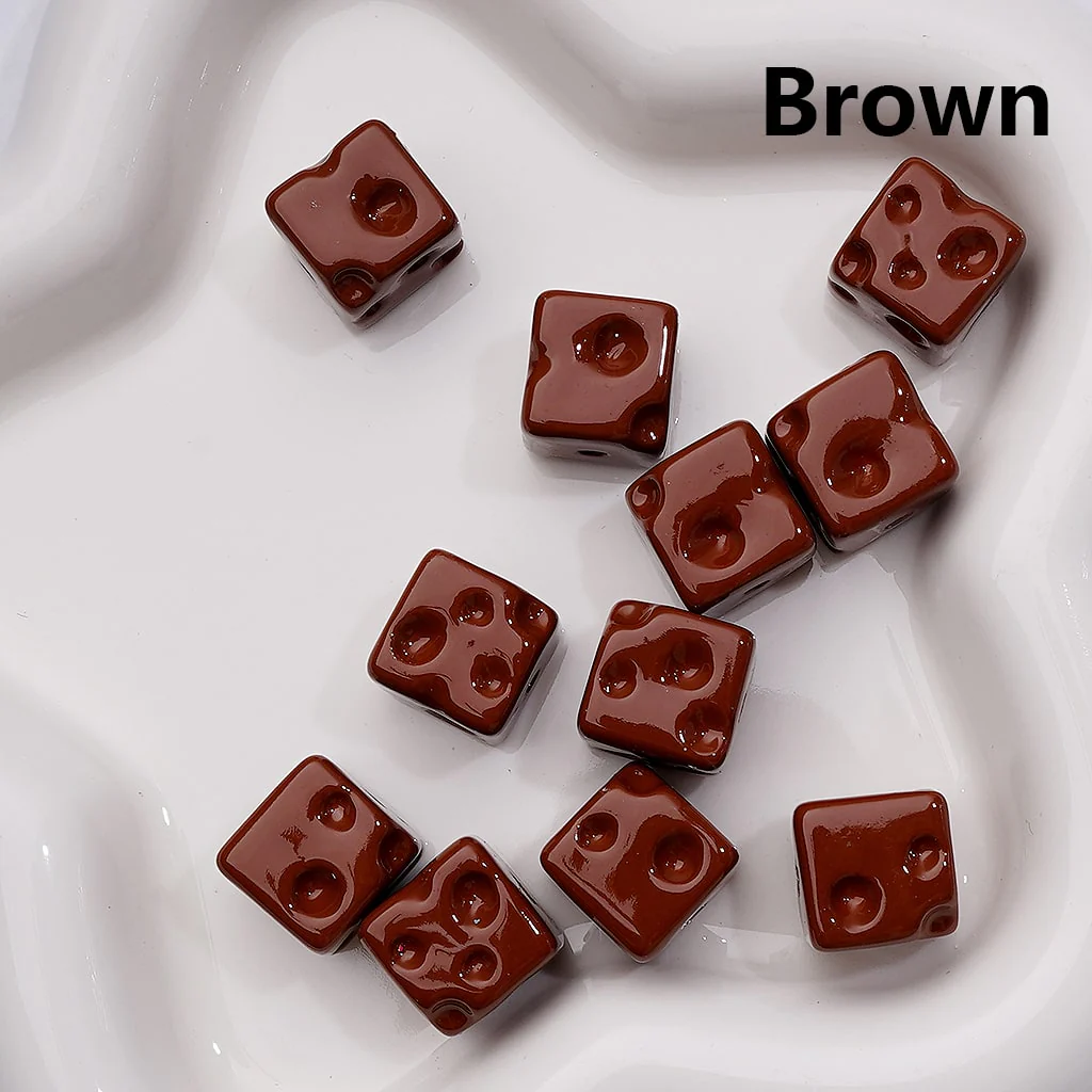 Solid Color Cheese Cube Square Acrylic Beads, 14MM, (Single Color is available for 200pcs(Whole bag)) - Image 13