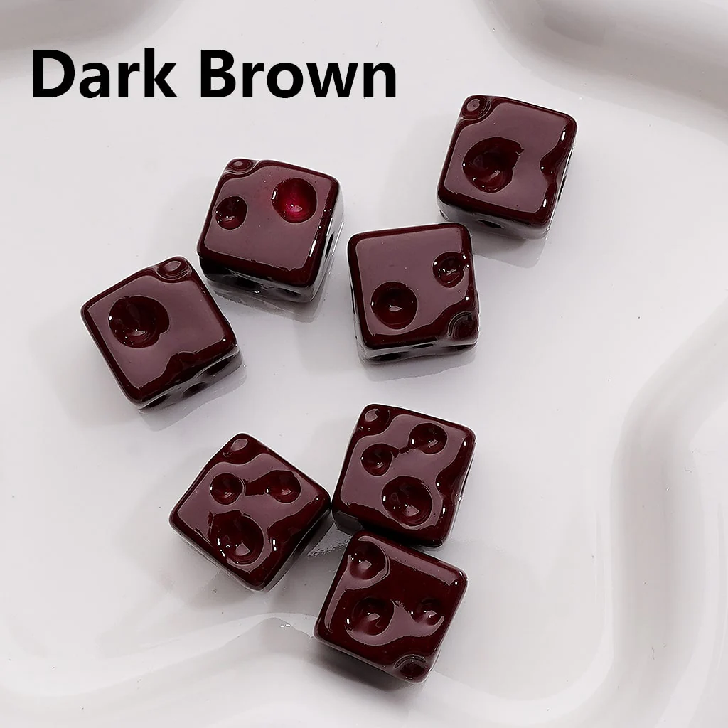 Solid Color Cheese Cube Square Acrylic Beads, 14MM, (Single Color is available for 200pcs(Whole bag)) - Image 14