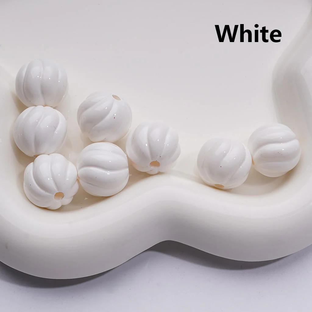 Stoving Varnish Solid Color Pumpkin Halloween Acrylic Beads, 16MM (Single Color is available for 200pcs(Whole bag)) - Image 8