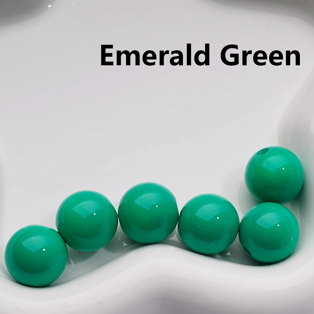 Stoving Varnish Solid Color Round Acrylic Beads, 16MM (Single Color is available for 200pcs(Whole bag)) - Image 9