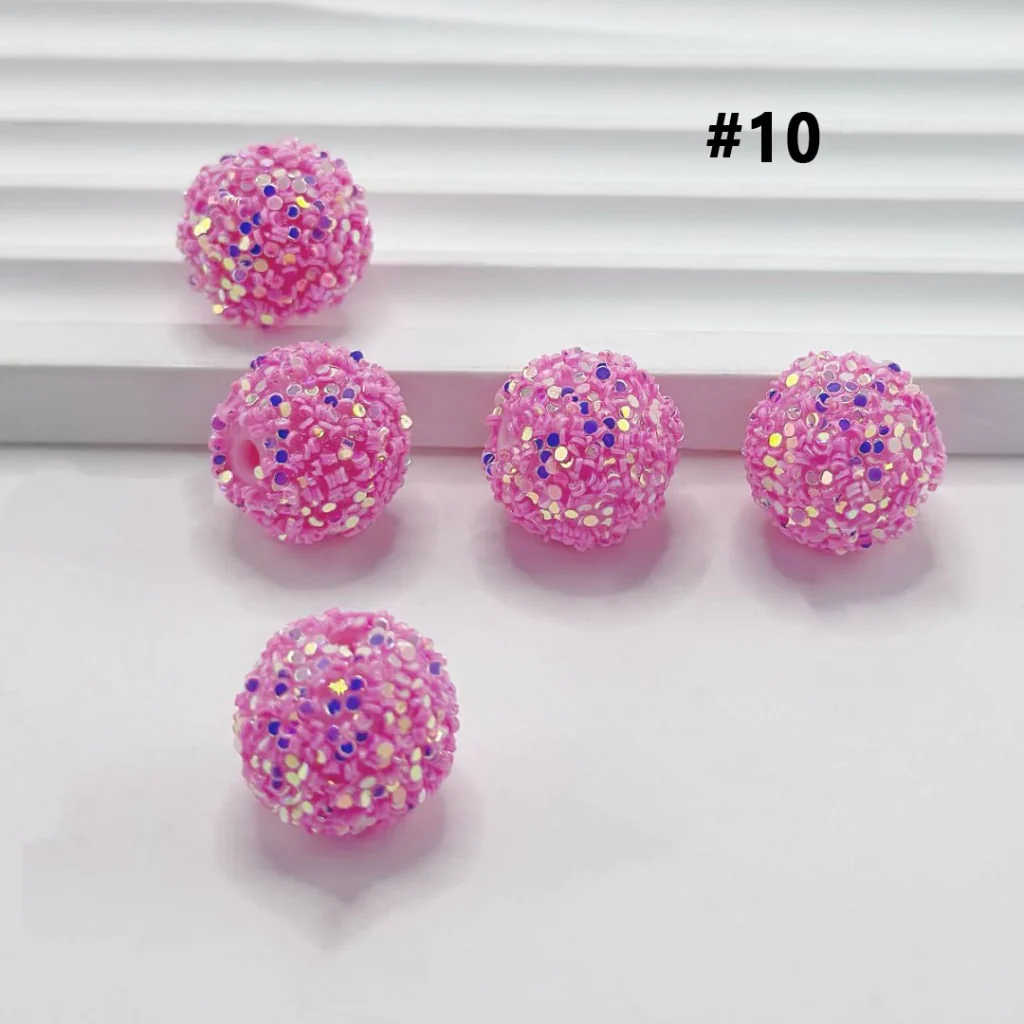 Sugar Beads Sparkling Rhinestone Beads 16mm - Image 11