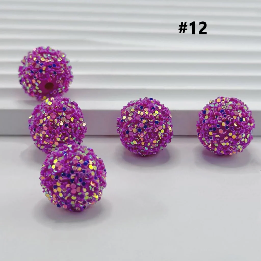 Sugar Beads Sparkling Rhinestone Beads 16mm - Image 13