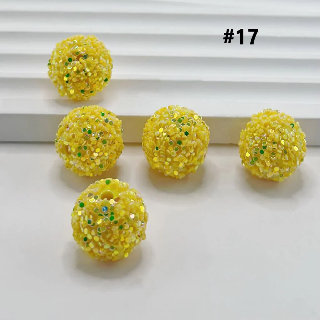 Sugar Beads Sparkling Rhinestone Beads 16mm - Image 18