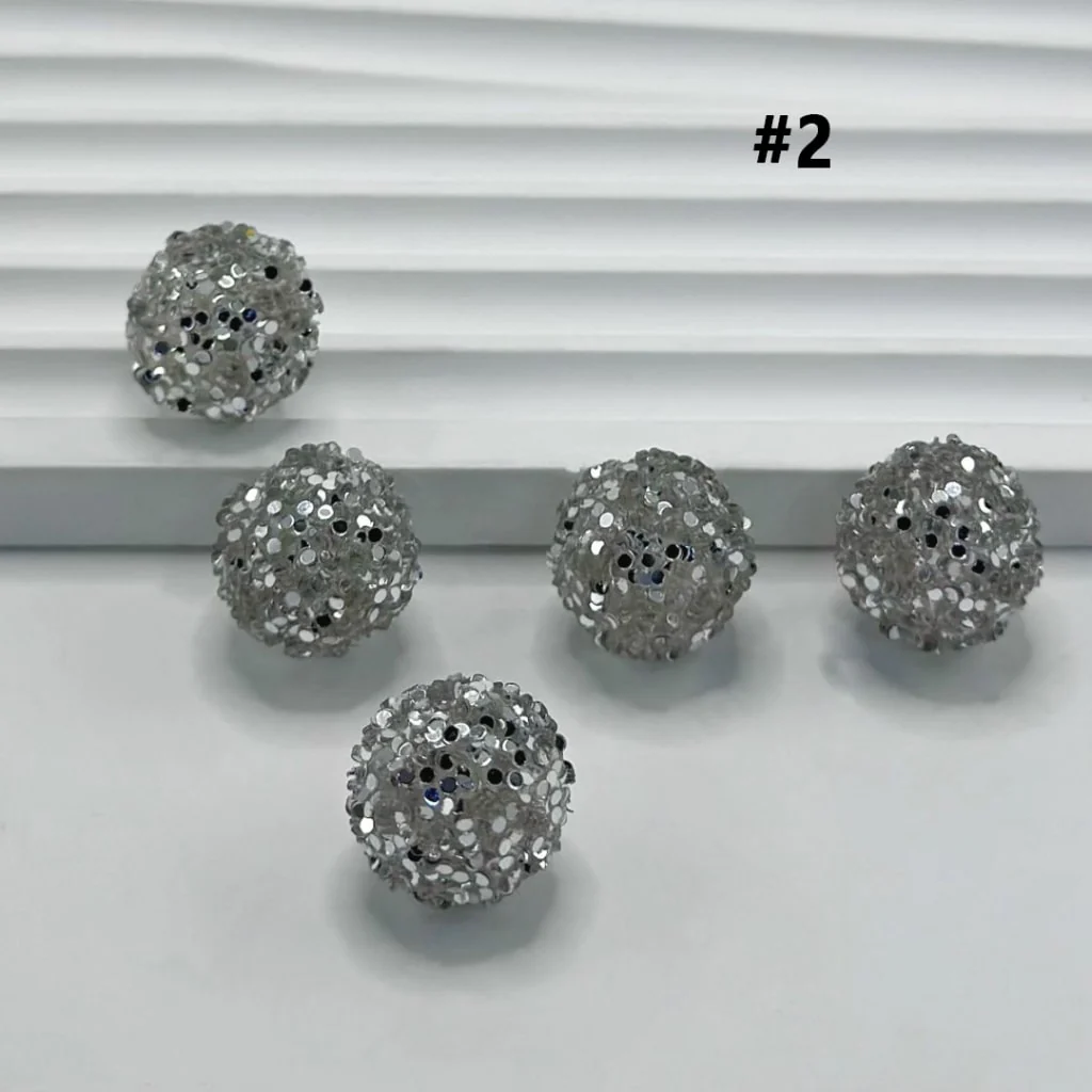 Sugar Beads Sparkling Rhinestone Beads 16mm - Image 3